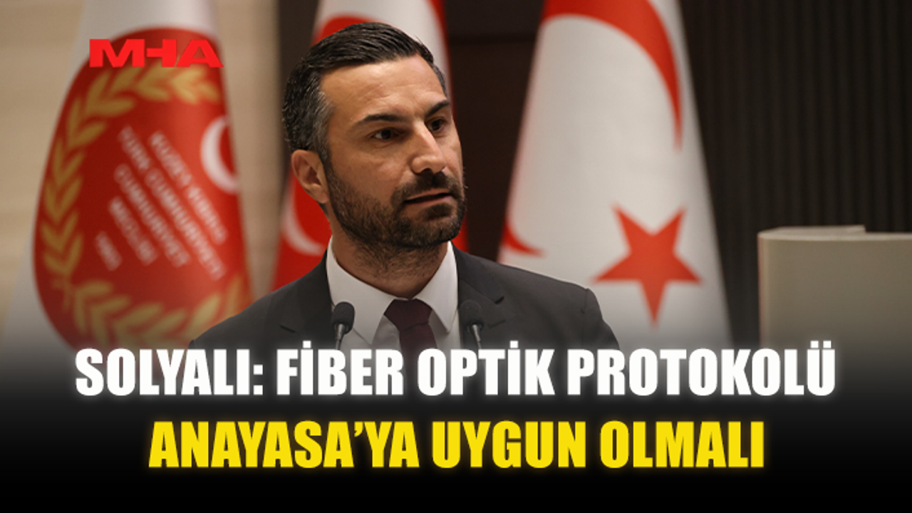 SOLYALI: FİBER OPTİK PROTOKOLÜ ANAYASA’YA UYGUN OLMALI