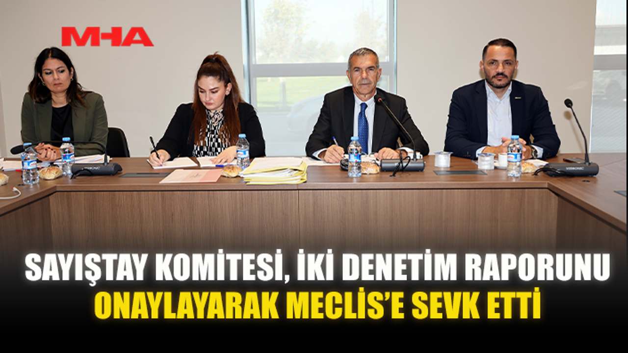 SAYIŞTAY KOMİTESİ, İKİ DENETİM RAPORUNU ONAYLAYARAK MECLİS’E SEVK ETTİ