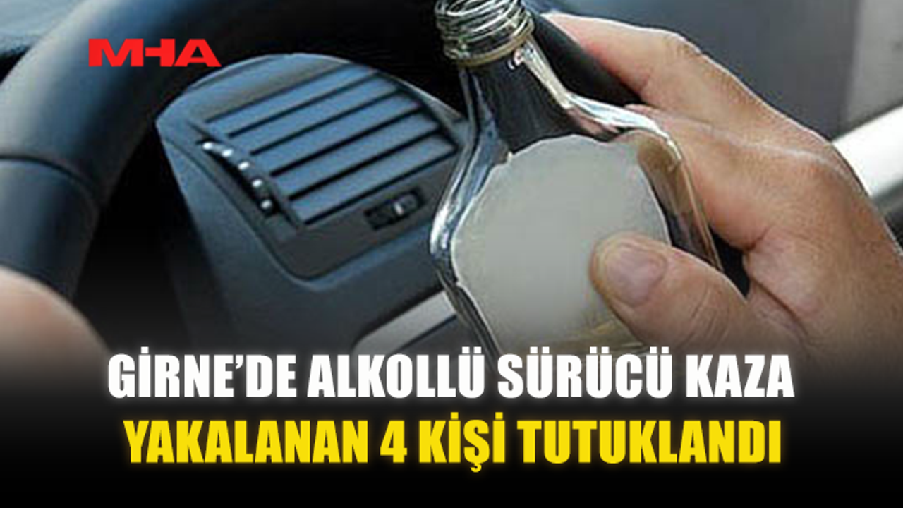 GİRNE’DE ALKOLLÜ SÜRÜCÜ KAZA YAPTI: 1 KİŞİ YARALANDI