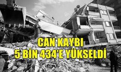 CAN KAYBI 5 BİN 434'E YÜKSELDİ...