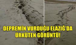 ELAZIĞ’DA FAY HATTINDAKİ ZEMİN SIVILAŞMASI GÖRÜNTÜLENDİ