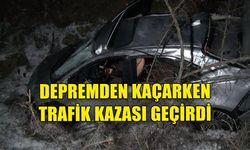 AY AİLESİ DEPREMDEN KAÇARKEN TRAFİK KAZASI GEÇİRDİ