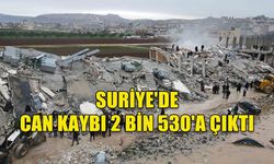 SURİYE'DE ÖLENLERİN SAYISI 2 BİN 530'A ÇIKTI