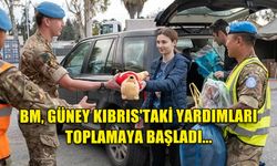 BM, GÜNEY KIBRIS'TAKİ YARDIMLARI TOPLAMAYA BAŞLADI...