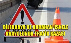 2 AYRI TRAFİK KAZASINDA 2 KİŞİ YARALANDI