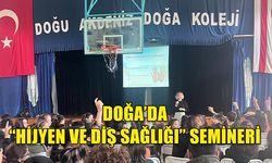 DOĞU AKDENİZ DOĞA İLKOKULU ÖĞRENCİLERİ “SAĞLIKLI YAŞAM” KONUSUNDA BİLİNÇLENDİ