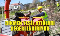 DİKMEN YEŞİL ATIKLARI DEĞERLENDİRİYOR