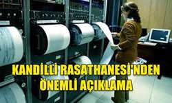 KANDİLLİ RASATHANESİ'NDEN ÖNEMLİ AÇIKLAMA