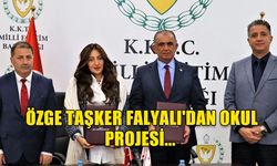 ÖZGE TAŞKER FALYALI'DAN OKUL PROJESİ...
