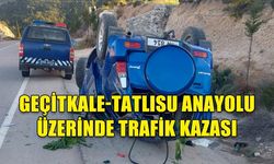 GEÇİTKALE-TATLISU ANAYOLU ÜZERİNDE TRAFİK KAZASI