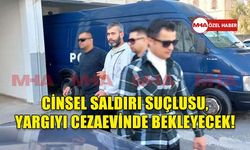 CİNSEL SALDIRI SUÇLUSU, YARGIYI CEZAEVİNDE BEKLEYECEK!