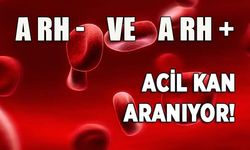ACİL KAN ARANIYOR. A RH- VE A RH+