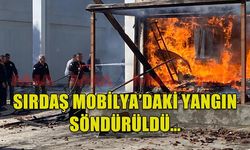SIRDAŞ MOBİLYA’DAKİ YANGIN SÖNDÜRÜLDÜ…