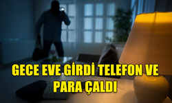 GECE EVE GİRDİ TELEFON VE PARA ÇALDI