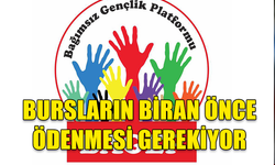 BAĞIMSIZ GENÇLİK DERNEĞİ ÖDENMEYEN BURSLAR İLE İLGİLİ AÇIKLAMA YAPTI