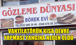 ORTAKÖY'DE FAALİYET GÖSTEREN İŞLETMEDE YANGIN