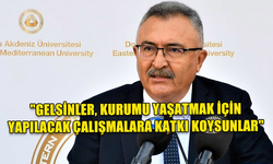 DAÜ VAKIF YÖNETİCİLER KURULU BAŞKANI, DAÜ SENDİKALAR REFERANDUMUYLA İLGİLİ İDDİALARA YANIT VERDİ