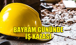 BAHÇELİ'DE İŞ KAZASI 28 YAŞINDAKİ GENÇ AĞIR YARALANDI