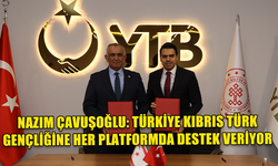 BAKAN ÇAVUŞOĞLU, YTB BAŞKANI ABDULLAH EREN İLE GÖRÜŞTÜ