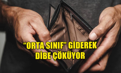 KKTC'DE "ORTA SINIF" GİDEREK DİBE VURUYOR..