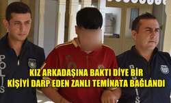 KIZ ARKADAŞINA BAKTIĞI GEREKÇESİYLE KAFASINDA ALKOL ŞİŞESİ KIRDI