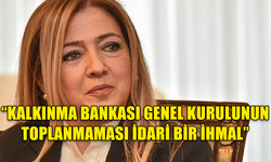 İLKAN VAROL, KALKINMA BANKASI GENEL KURULUNUN TOPLANMAMASININ İDARİ BİR İHMAL OLDUĞUNU İFADE ETTİ