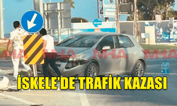 GAZİMAĞUSA - İSKELE ANAYOLU'NDA TRAFİK  KAZASI