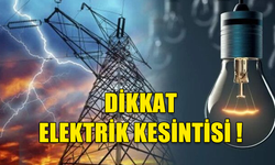 Girne’de yarın elektrik kesintisi yapılacak