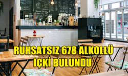 GAZİMAĞUSA'DA RUHSATSIZ İKİ KAFEDE ALKOL TESPİT EDİLDİ