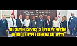 HÜSEYİN ÇAVUŞ, SÜTEK YÖNETİM KURULU ÜYELERİNİ KABUL ETTİ