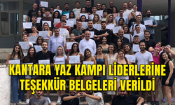 YAZ KAMPLARINDAKİ EĞİTİM ŞEFİ VE LİDERLERE TEŞEKKÜR BELGELERİ VERİLDİ