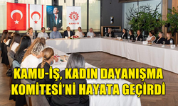 KAMU-İŞ 'KADIN DAYANIŞMASI KOMİTESİ'Nİ' HAYATA GEÇİRDİ