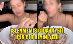 İŞLENMEMİŞ GIDA DİYETİ İÇİN ÇİĞ BEYİN YİYEN DOKTOR TARTIŞMALARA YOL AÇTI