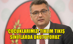 TUFAN ERHÜRMAN EĞİTİM SİSTEMİNİ ELEŞTİRDİ