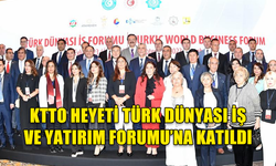 KIBRIS TÜRK TİCARET ODASI HEYETİ TÜRK DÜNYASI İŞ VE YATIRIM FORMU'NA KATILDI