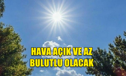 HAVA SICAKLIĞI 35-38 DERECE DOLAYLARINDA SEYREDECEK