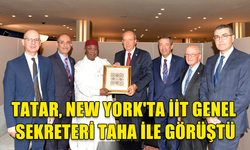 CUMHURBAŞKANI TATAR, NEW YORK'TA İSLAM İŞBİRLİĞİ TEŞKİLATI GENEL SEKRETERİ TAHA İLE GÖRÜŞTÜ