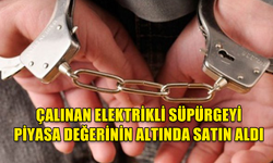 ÇALINTI ELEKTRİK SÜPÜRGESİ PİYASASA DEĞERİNİN ALTINDA SATIN ALINDI