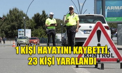 HAFTALIK TRAFİK RAPORU AÇIKLANDI