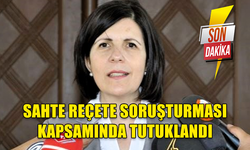 ESKİ BAŞBAKAN DR. SİBEL SİBER 'SAHTE REÇETE SORUŞTURMASI' KAPSAMINDA TUTUKLANDI