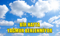 HAVA SICAKLIĞI 29-32 DERECE DOLAYLARINDA SEYREDECEK