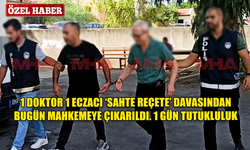 GAZİMAĞUSA’DA ‘SAHTE REÇETE’ DÜZENLENMESİYLE İLGİLİ 1 DOKTOR 1 ECZACI 2 KİŞİ TUTUKLANDI