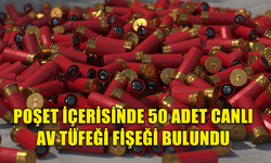 GİRNE'DE, BİR PARK ALANI İÇERİSİNDE 50 ADET CANLI AV TÜFEĞİ FİŞEĞİ BULUNDU