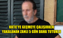 SAHTE SİGORTA POLİÇESİYLE KKTC'YE GEÇMEYE ÇALIŞIRKEN YAKALANAN ZANLI 5 GÜN DAHA TUTUKLU KALACAK