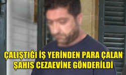 ÇALIŞTIĞI İŞ YERİNE AİT 14 BİN TL'Yİ ÇALAN ŞAHIS CEZAEVİNE GÖNDERİLDİ