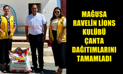 MAĞUSA RAVELİN LİONS KULÜBÜ 100 ÇOCUĞA ÇANTA BAĞIŞI KAMPANYASI KAPSAMINDA ÇANTA DAĞITIMLARINI TAMAMLADI