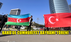 AZERBAYCAN'IN BAŞKENTİ BAKÜ'DE 29 EKİM CUMHURİYET BAYRAMI DOLAYISIYLA TÖREN DÜZENLENDİ