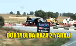 DÖRTYOLDA KAZA! 2 YARALI...