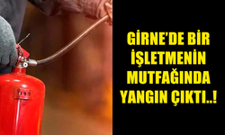 GİRNE’DE, BİR İŞLETMEDE ALEV ALAN FRİTÖZDEN ÇIKAN YANGIN İTFAİYE EKİPLERİ TARAFINDAN SÖNDÜRÜLDÜ