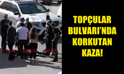 GAZİMAĞUSA TOPÇULAR BULVARI'NDA BİR ARAÇ SÜRÜCÜSÜ YAYAYA ÇARPTI!